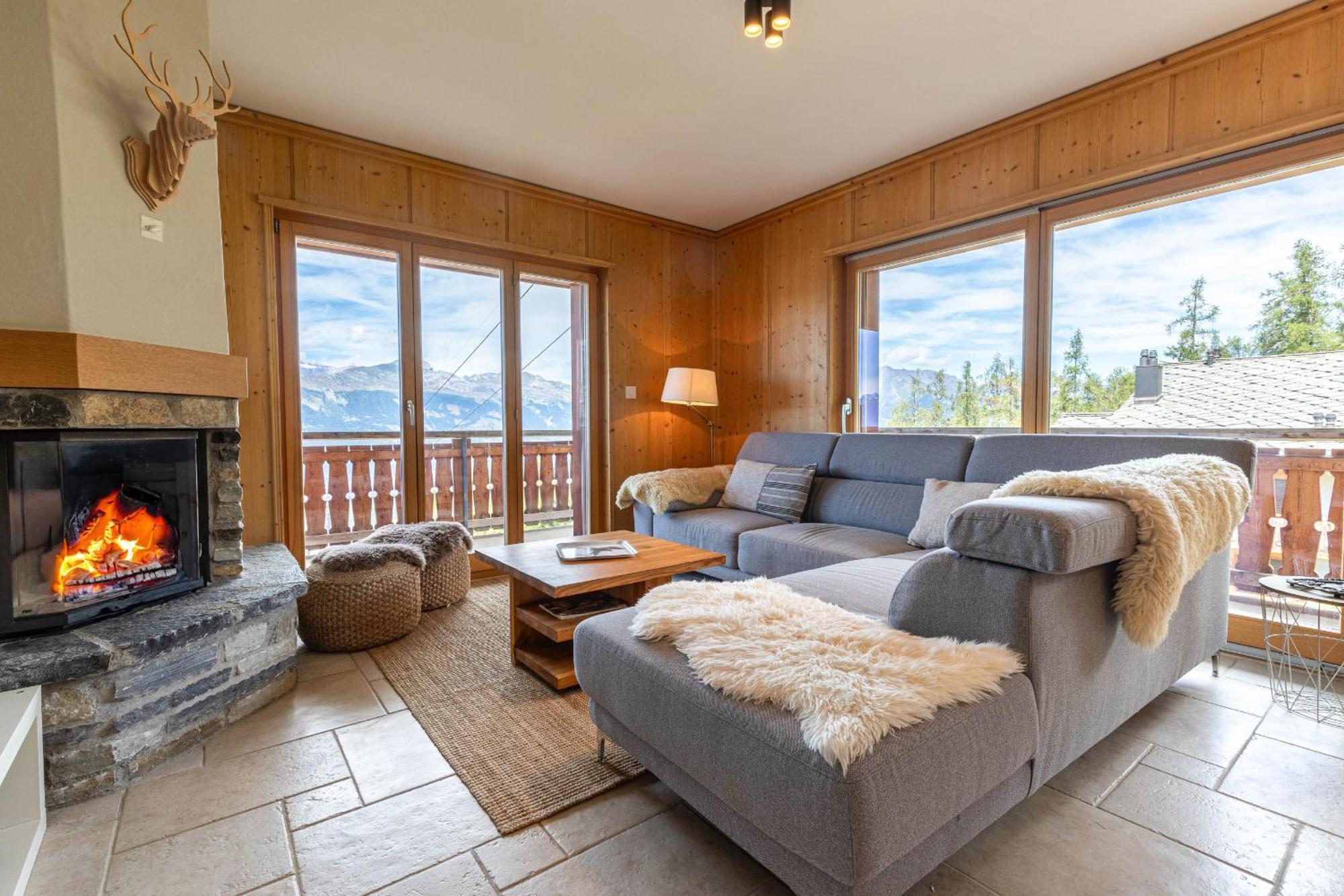 Hauts De Veysonnaz Sauna & View Apartments 外观 照片