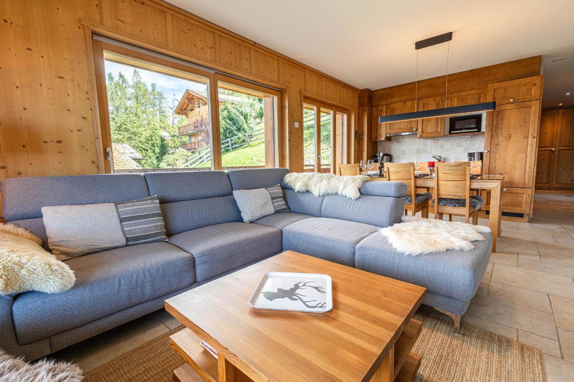 Hauts De Veysonnaz Sauna & View Apartments 外观 照片