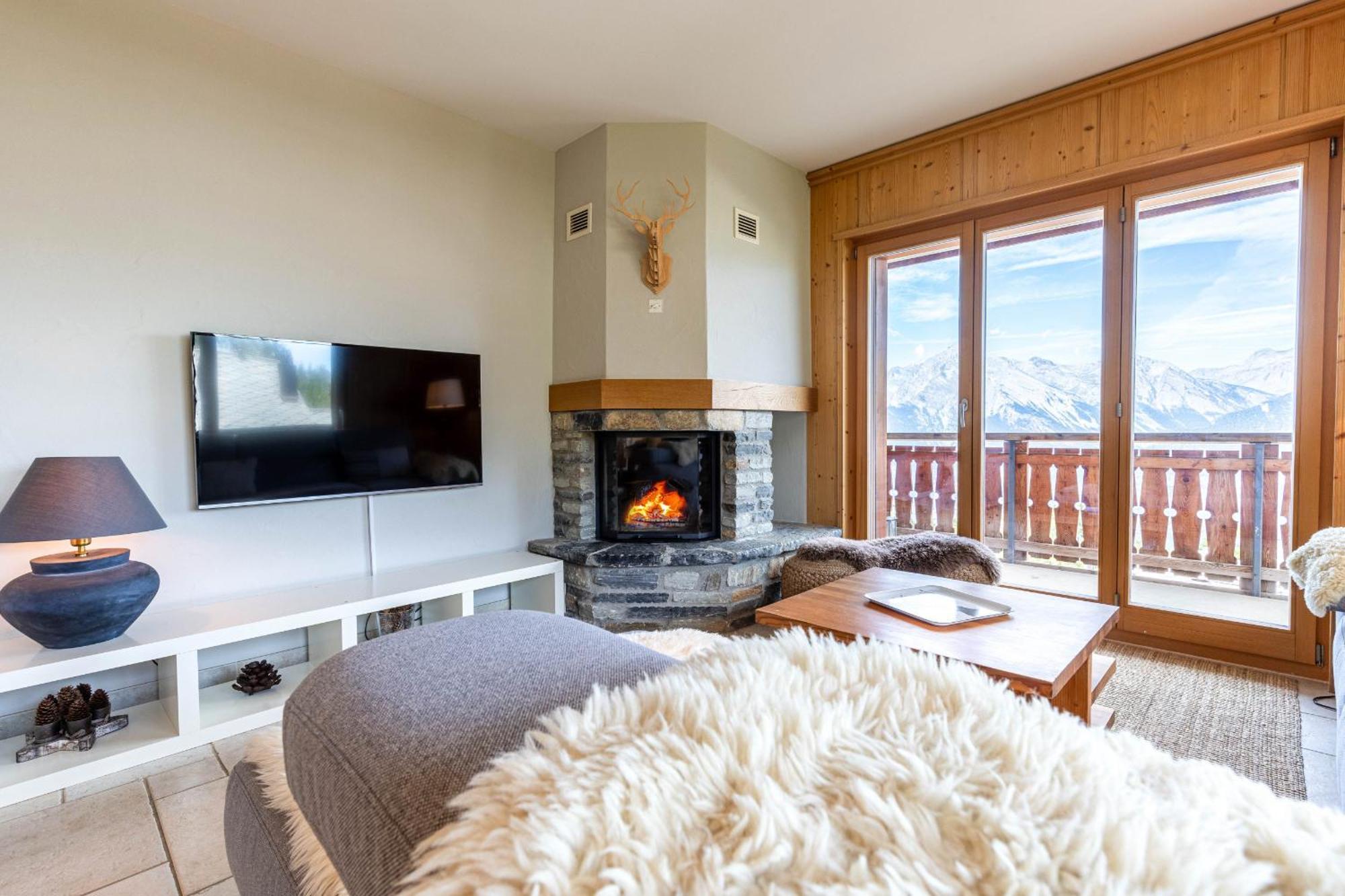 Hauts De Veysonnaz Sauna & View Apartments 外观 照片